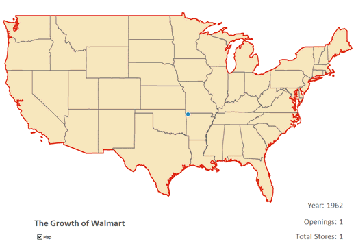 How Walmart Spread Throughout The US In GIF Form
