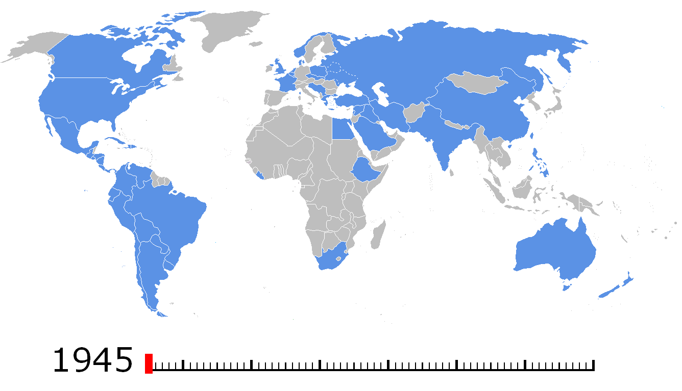 Timeline of United Nations member states, 1945–2008